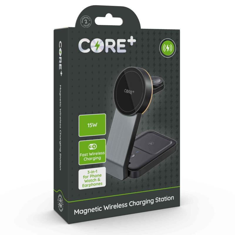 CORE+ Magnetic Wireless Charging Station - Farnham Road Tech Repair