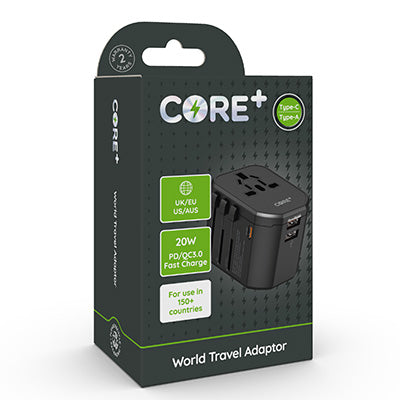 CORE+ World Travel Adaptor