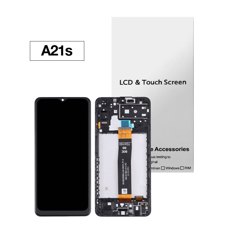 Samsung A21s OEM LCD + Frame - Farnham Road Tech Repair