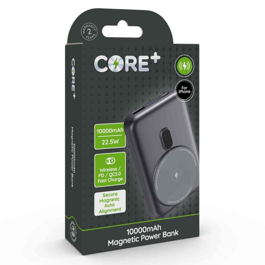 CORE+ Magnetic Wireless Power Bank 10000mAh